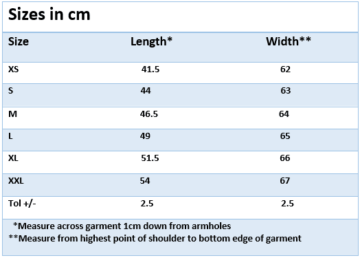 Women Size Chart